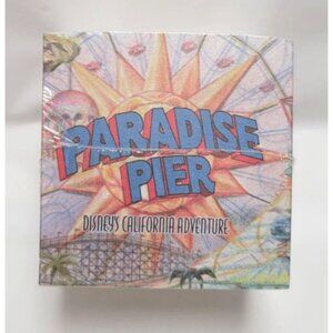 Vintage Disney Paradise Pier Disney California Adventure Sticky Notes Block NOS